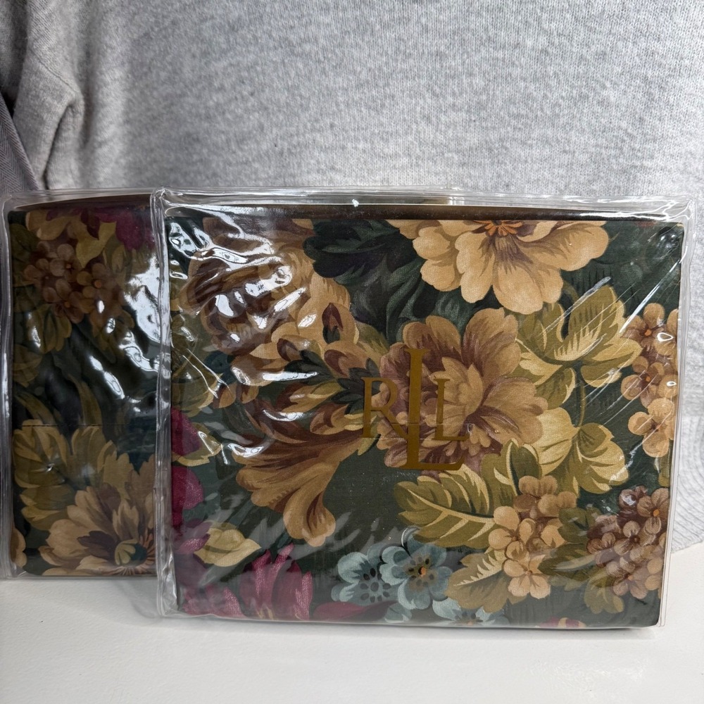 NEW Ralph Lauren Edgefield Floral Twin Sheet Set Supima Cotton 350TC Extra Deep